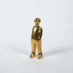 Patsy Patung Keramik Emas – Figur Dekor Eksklusif Interior - Gambar 2