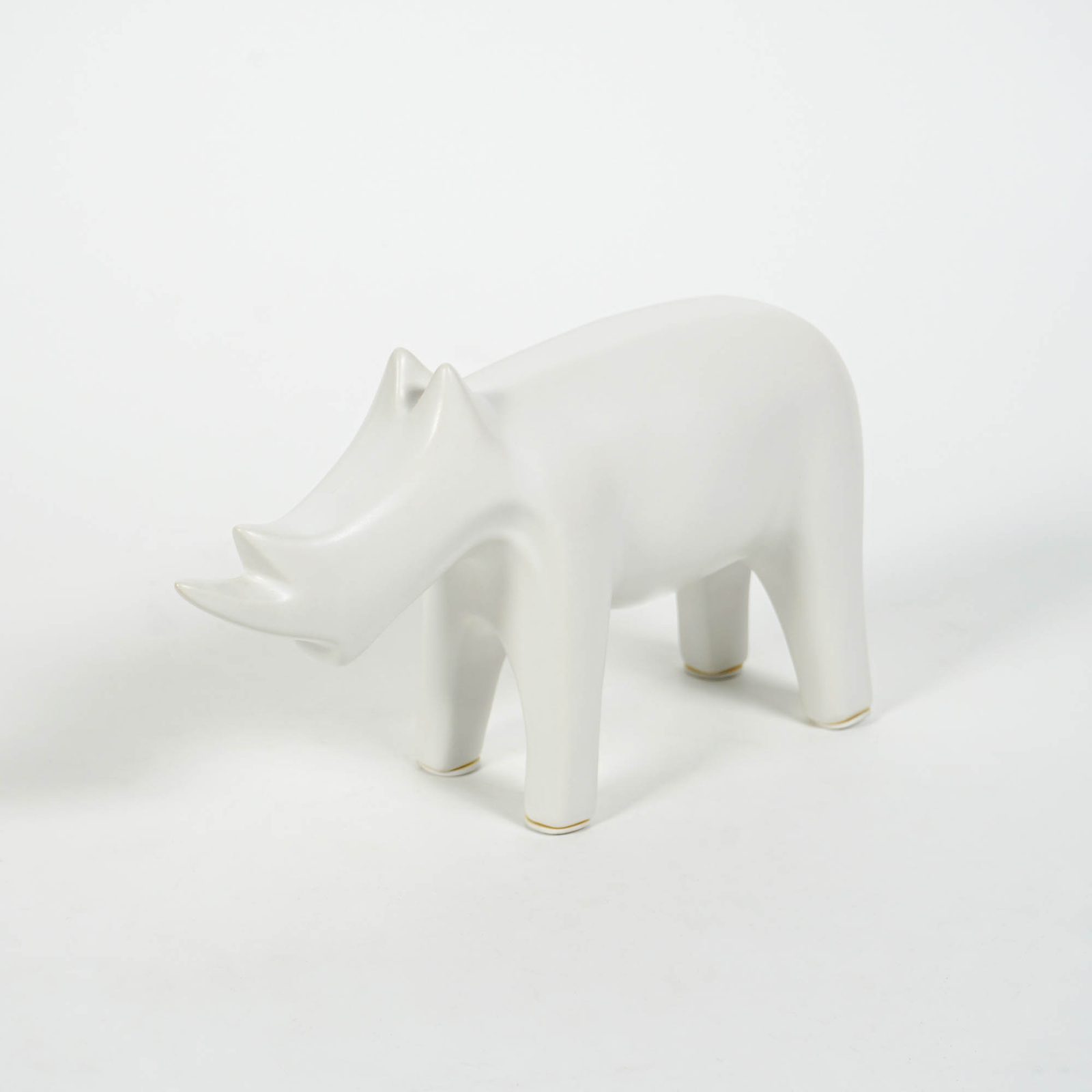 RHINO-WHITE-2-CERAMIC-STATUE-C30302W-scaled-1.jpg Rhino Decoration Ceramic - Image 3