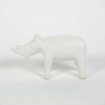 Rhino Decoration Ceramic