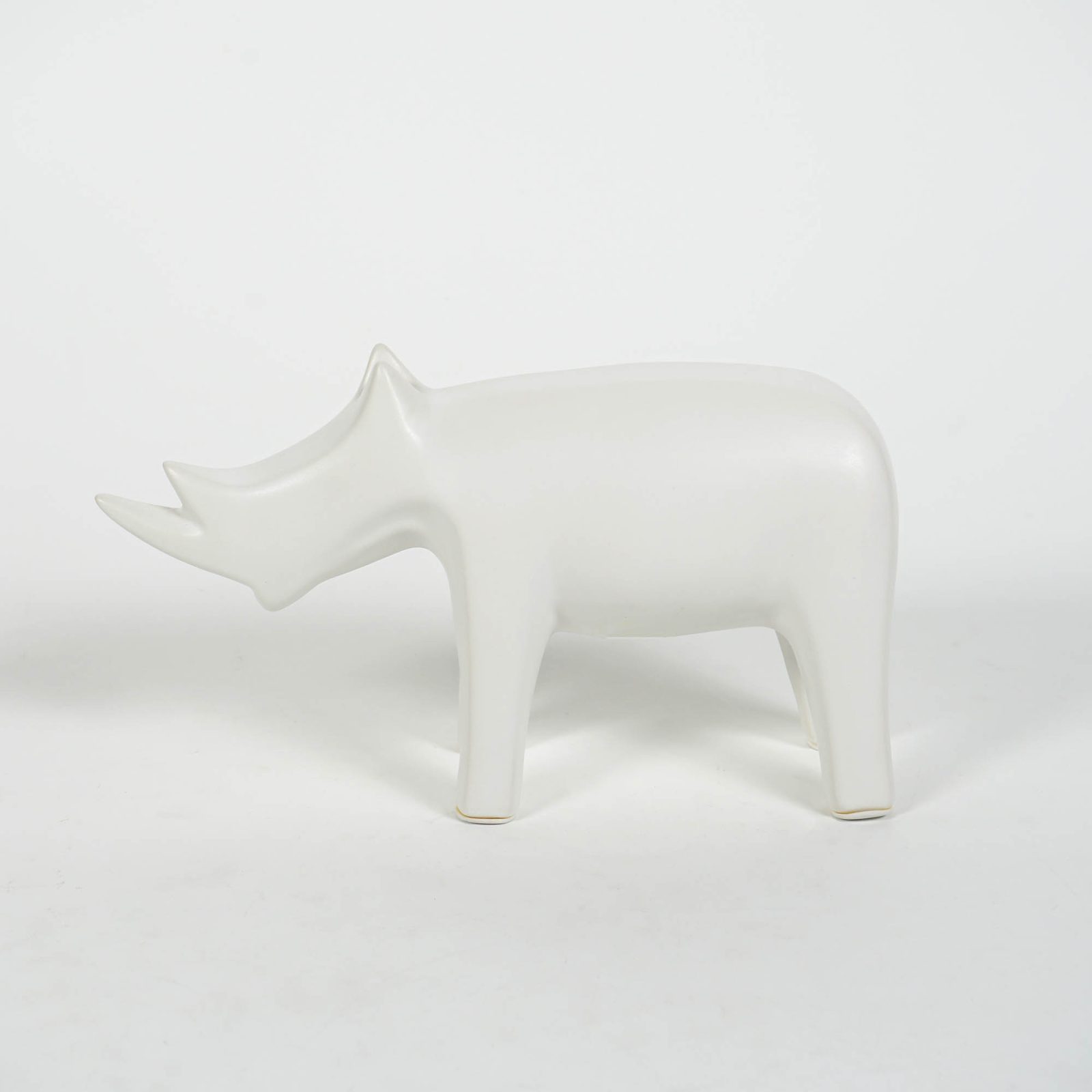 RHINO-WHITE-CERAMIC-STATUE-C30302W-scaled-1.jpg Rhino Decoration Ceramic - Image 1