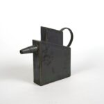 Saquon Ceramic Metal Glaze Vase - Image 4