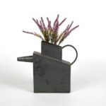 Saquon Ceramic Metal Glaze Vase