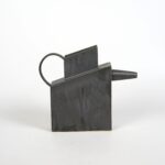 Saquon Ceramic Metal Glaze Vase - Image 3