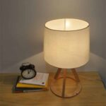 Geometric Whelve Solasta Maahru Wooden Table Lamp - Image 9