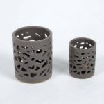 Stern Tall Ceramic Candle Holder