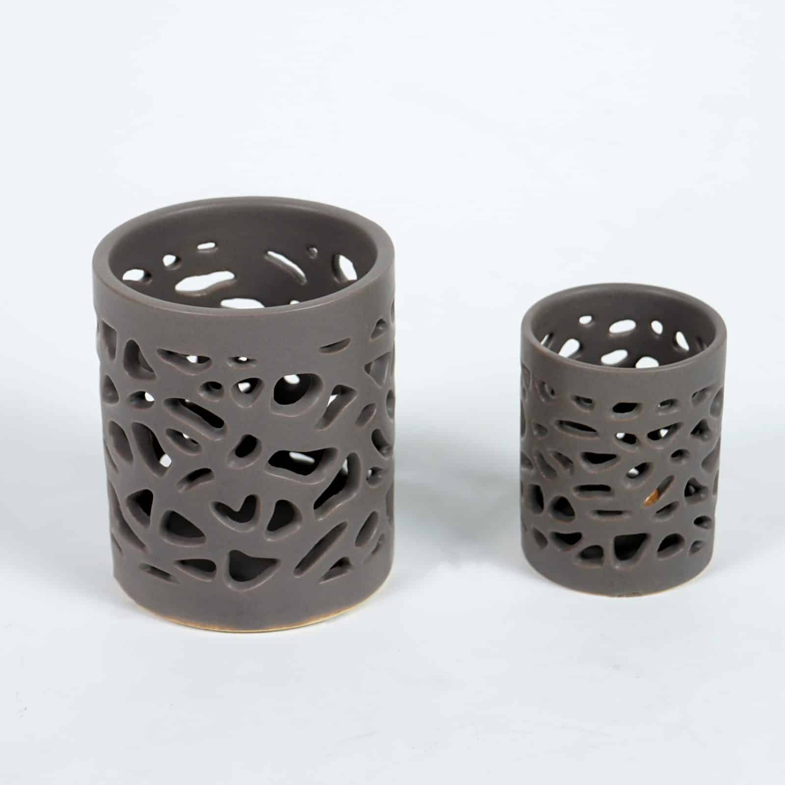 STERN-TALL-CHARCOAL-CERAMIC-CANDLE-HOLDER-MULTIPLE-SKU-scaled-1.jpg Stern Tall Ceramic Candle Holder - Image 1