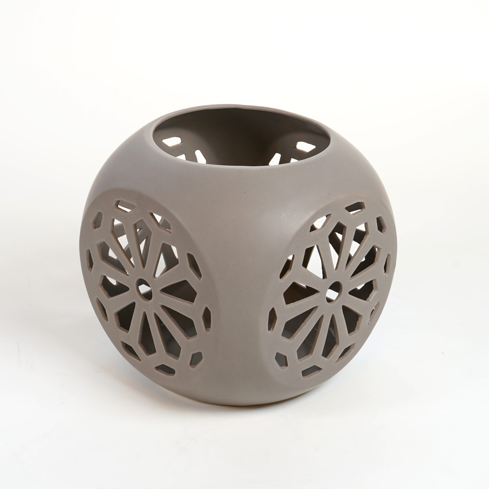 STERN-WIDE-CHARCOAL-LARGE-CERAMIC-CANDLE-HOLDER-C30225G3-scaled-1.jpg Stern Wide Ceramic Candle Holder - Image 3