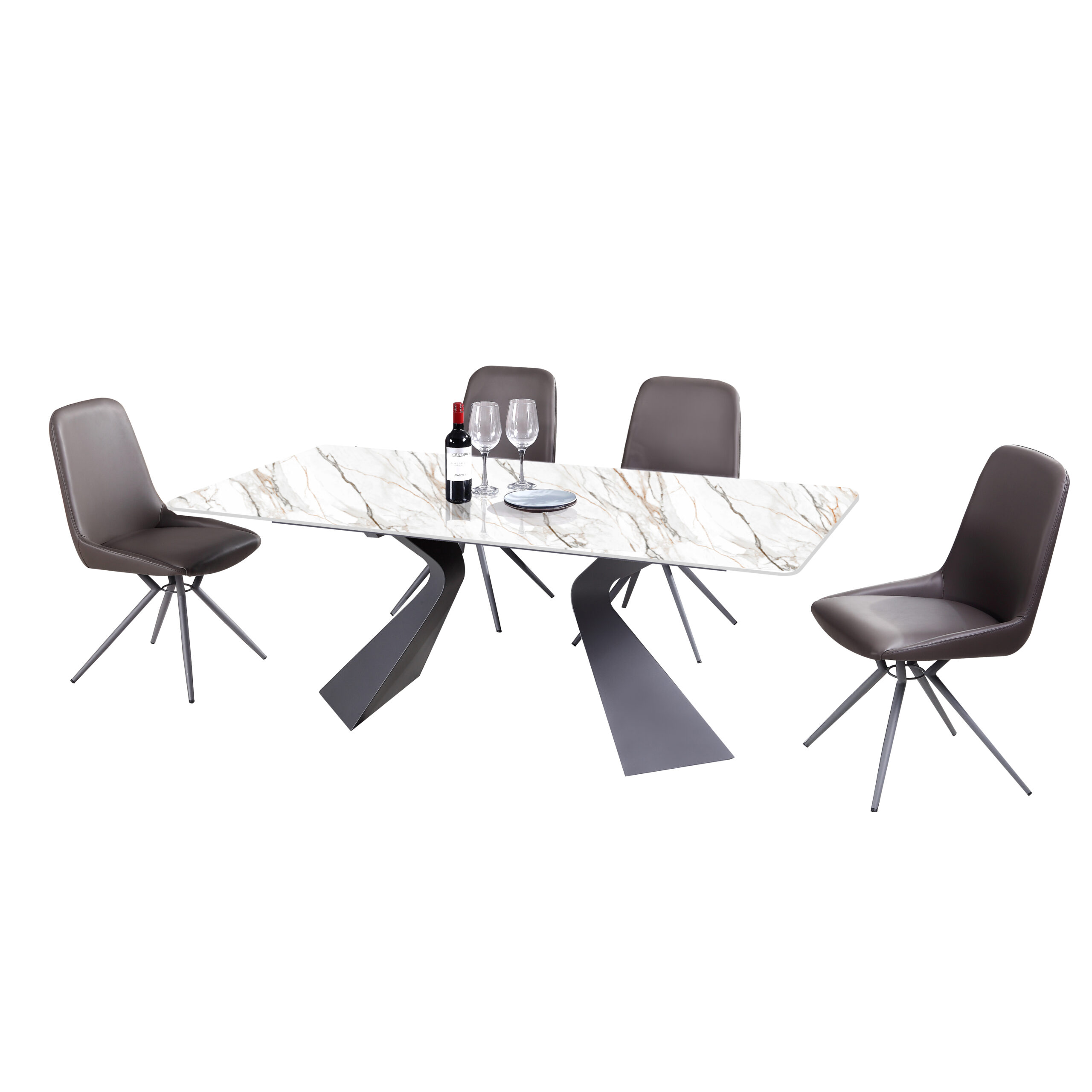 T1896YY1896-scaled-1.jpg Gravix Dining Table – Durable & Timeless Dining Luxury - Image 1