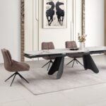 Serra Armrest Dining Chair – Unique Seating for Stylish Home - Image 2