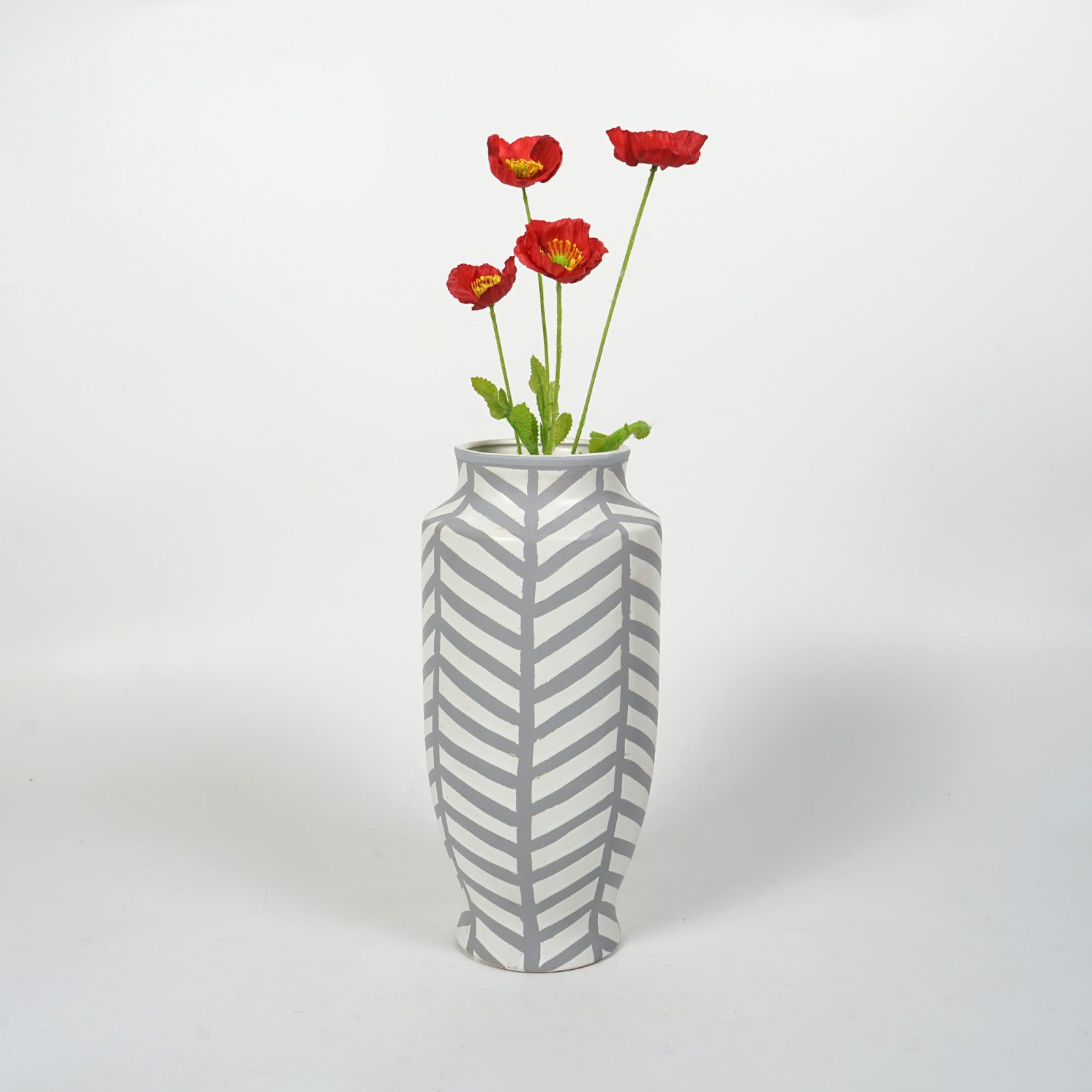 THORA-2-CERAMIC-VASE-C30246CW2-scaled-1.jpg Thora Ceramic Nordic Vase - Image 1