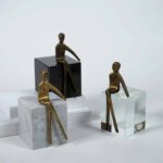 Una Brass Figure - Image 2