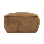 Rin Ottoman Small Brown – Elegant Living Essential