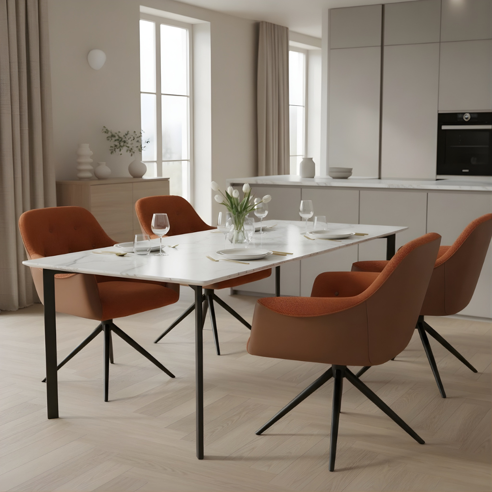 Orvia Armrest Dining Chair - Luxurious Dining Experience