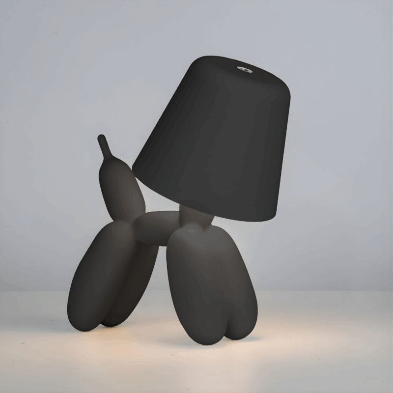 Alpha Paws Table Lamp Black - Innovative Touch of Elegance