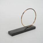 Veva Black Bookend – Luxury Marble Organizer for Chic Spaces - Image 2