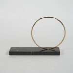 Veva Black Bookend – Luxury Marble Organizer for Chic Spaces