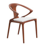 Eira Armrest Dining Chair – The Gold Standard of Prestige