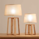 Geometric Whelve Solasta Maahru Wooden Table Lamp