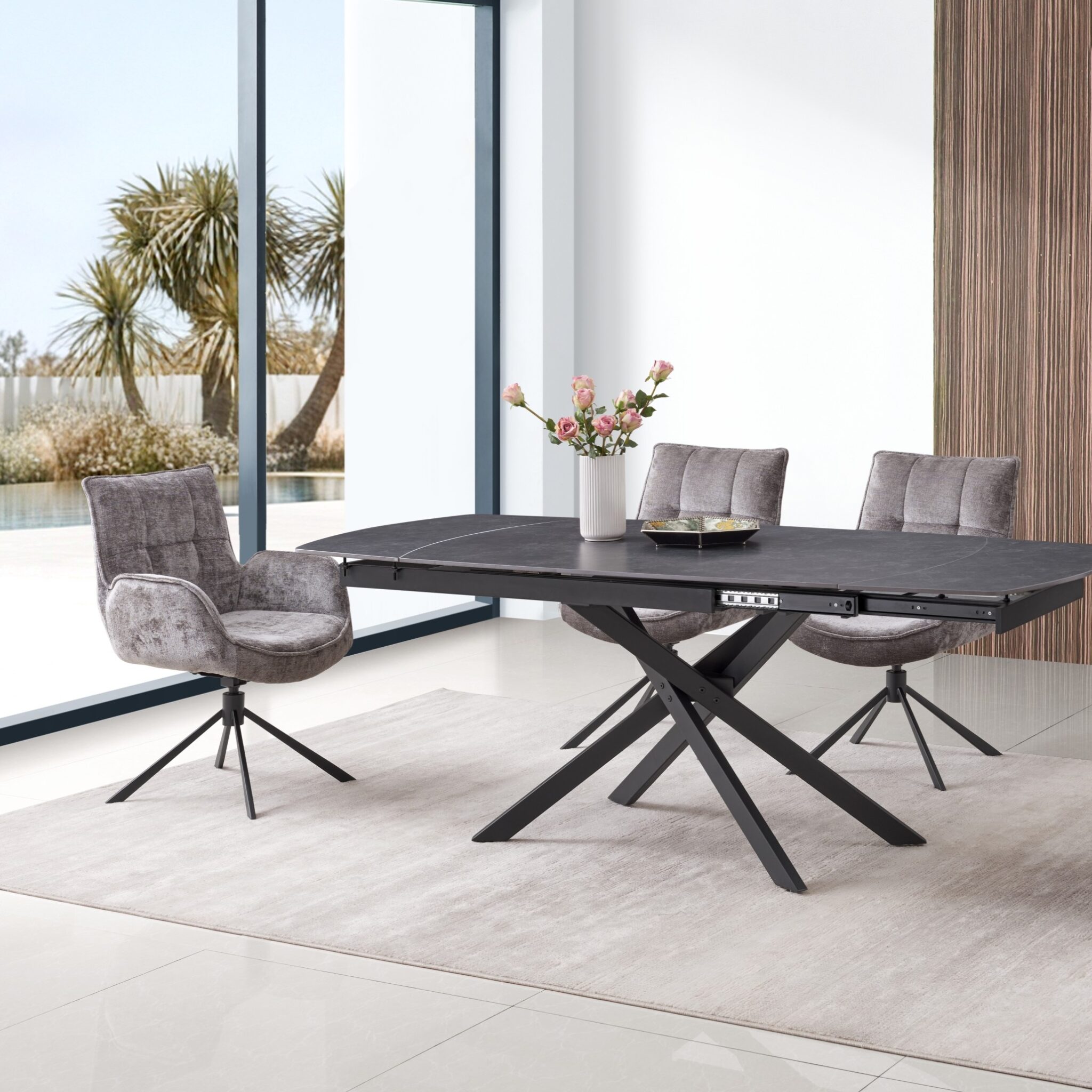 Brauna Armrest Dining Chair - Luxurious Comfort for Living