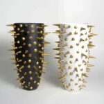 Yayoi Plate and Ceramic Vase