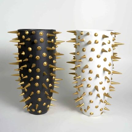 Yayoi Plate and Ceramic Vase