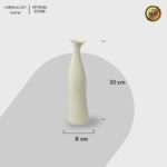 Vas Bunga Urbanloft Home Gigi Vase Ceramic White - Image 4