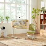 Knight Kids Study Desk – Premium Adjustable Solid Wood Table - Image 2