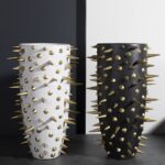 Yayoi Plate and Ceramic Vase - Image 2