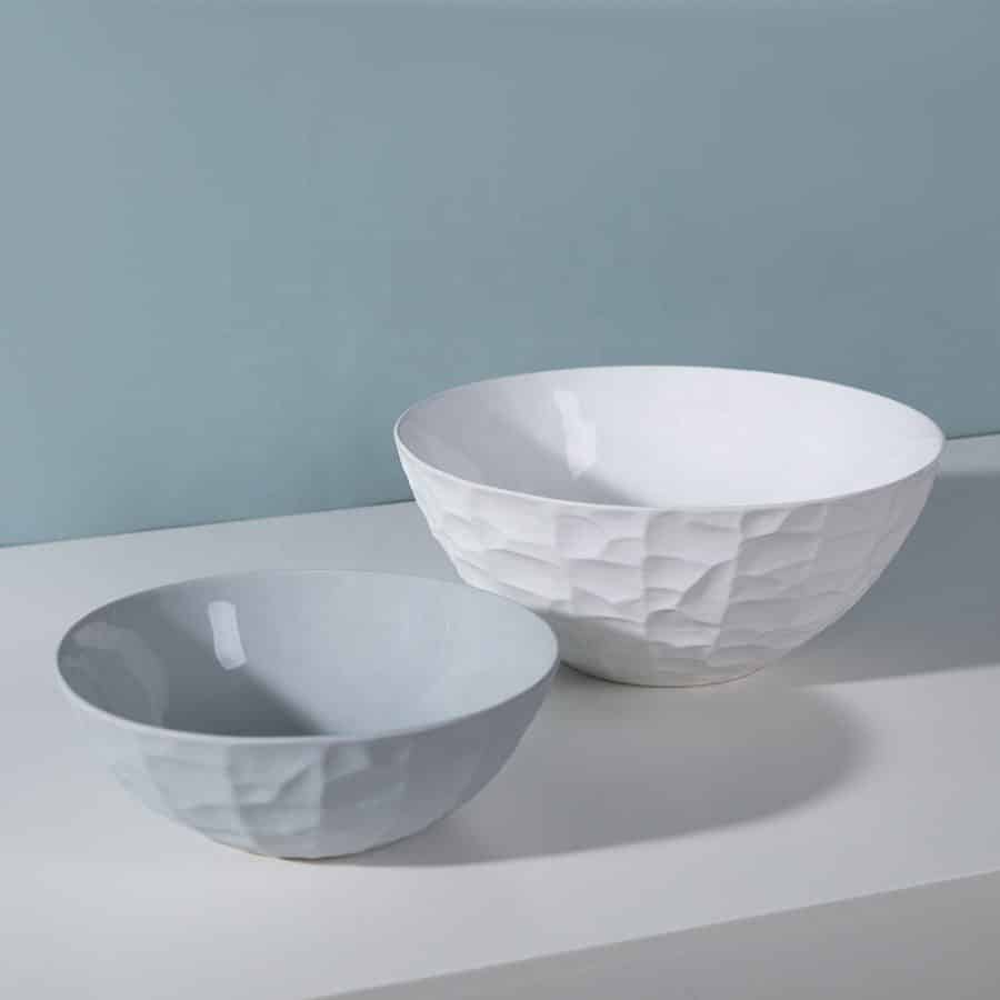 b09bbbab-4a0d-441e-9c6b-5ccdf926fca0.jpg Dekorasi Meja Urbanloft Home Hellen Fruit Bowl Ceramic Medium White - Image 2