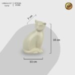 Urbanloft Home Dekorasi Meja Katze Grey Decoration Ceramic - Image 4