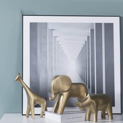 Ohara B Ceramic Home Decoration Gold Plated