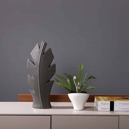 Ravenna Charcoal Mini Vase Ceramic