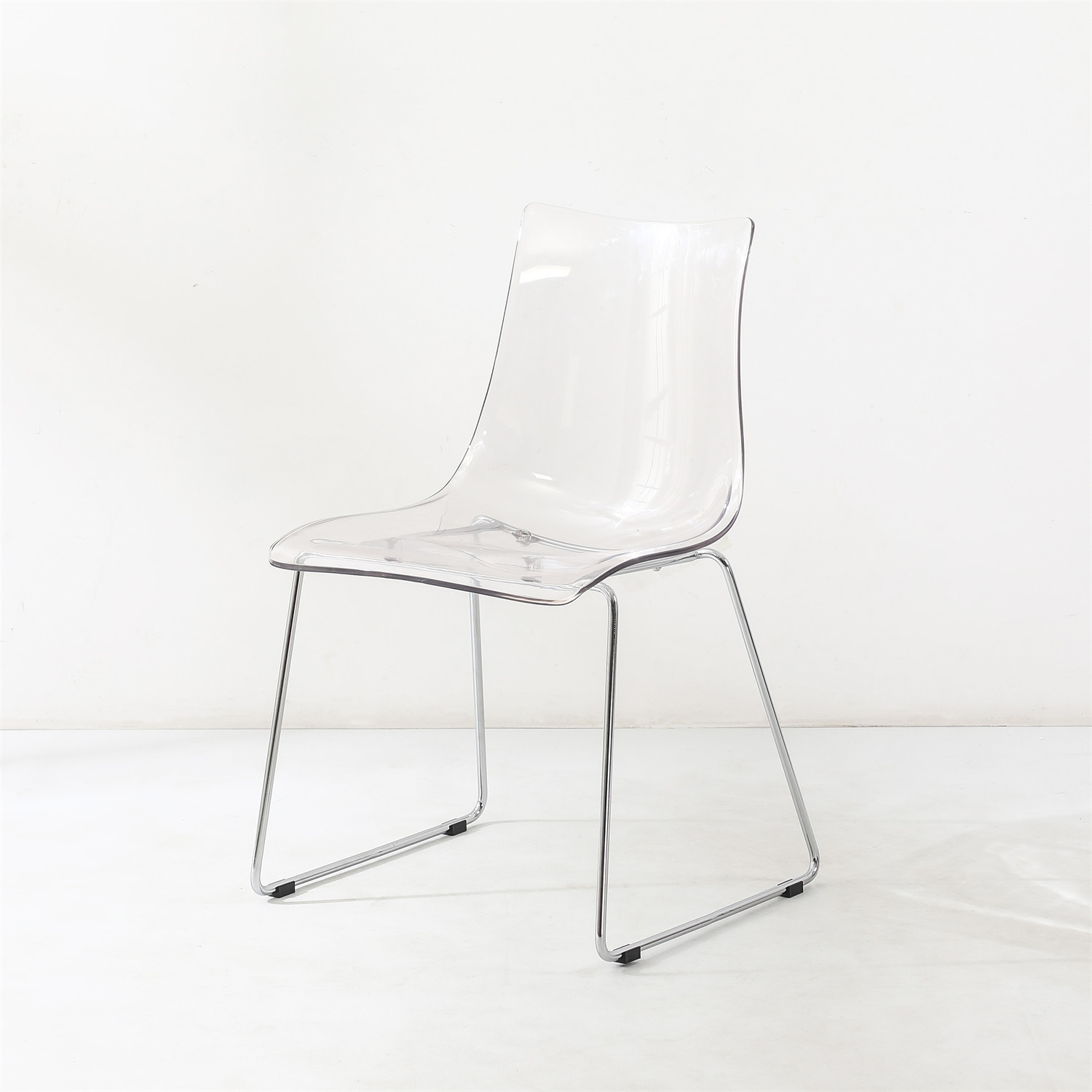 clear-8651A.jpg Aureta Clear Dining Chair – Premium Modern Dining Elegance - Image 2