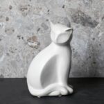 Urbanloft Home Dekorasi Meja Katze White Decoration Ceramic