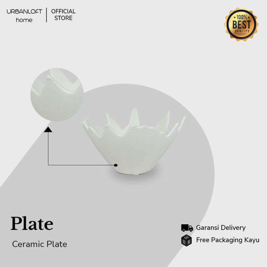 d62b4877-5a32-48d3-9825-989bfc392b18.jpg Lotte Plate Ceramic - Small White - Image 4