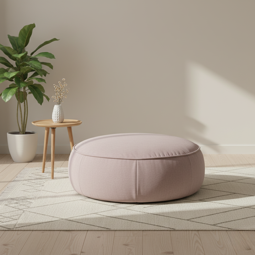 dc411578-dc4d-4166-b7ca-d0b96d6c373d.png Noa Ottoman 0.89 Dusty Rose – Luxury Ottoman for Comfort - Image 2