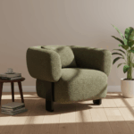 Muffle Lounge Chair Green – Luxury Comfort for Home - Image 4