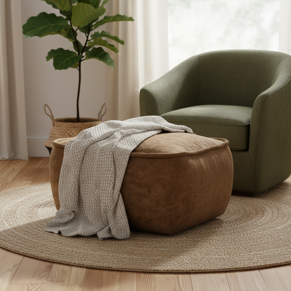 e536a4c9-da83-4a22-a435-d96e3ac0f8a1.png Rin Ottoman Small Brown – Elegant Living Essential - Image 2