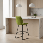 Nolla Bar Stool – Premium Fabric Chair with Comfort & Style - Image 3