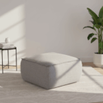 Rin Ottoman Medium Grey – Luxury Ottoman for Modern Living - Image 2