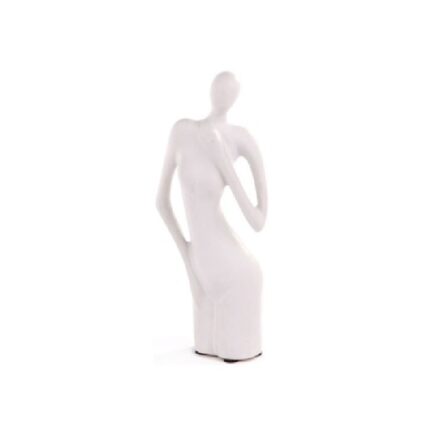 Urbanloft Home Geneva Ceramic Statue Decoration - White S