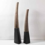 vas keramik metal / Menzel Medium Ceramic Metal Glaze Vase