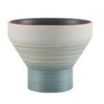 Annete Wide Vase Blue – Handcrafted Ceramic Art of Luxury - Image 2