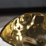 Urbanloft Home Genero Ceramic Bowl Decoration - White Gold - Image 6