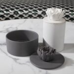 Urbanloft Home Pine Ceramic Decoration - Charcoal - Image 3