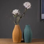Urbanloft Home Neva Ceramic Vase Decoration - Yellow - Image 2