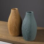 Urbanloft Home Neva Ceramic Vase Decoration - Yellow - Image 3