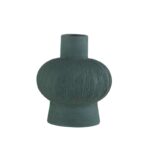 Urbanloft Home Saille Ceramic Vase Decoration - Blue M