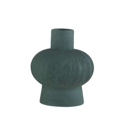 Urbanloft Home Saille Ceramic Vase Decoration - Blue M