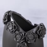 Flagga Ceramic Vase Decoration - Charcoal M - Image 6